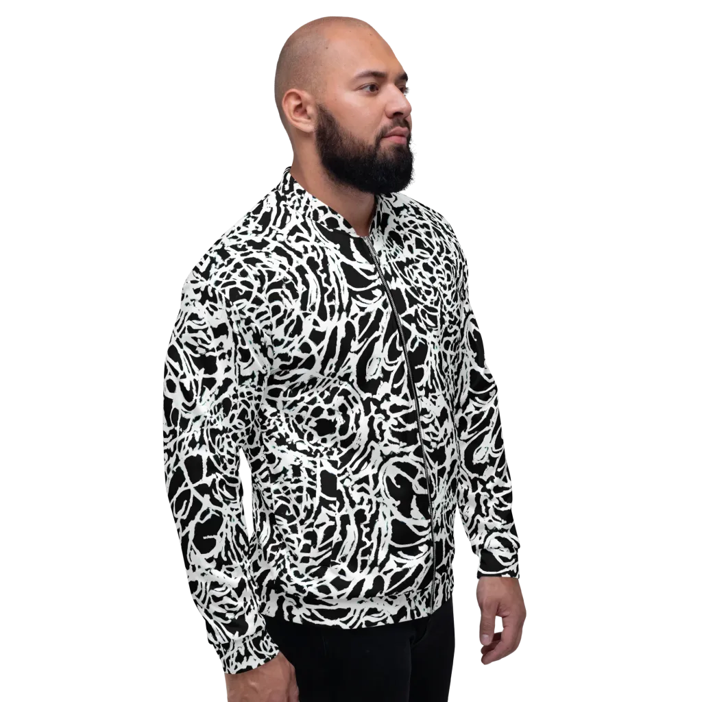 Obsidian Gesture on Bomber Jacket — Right