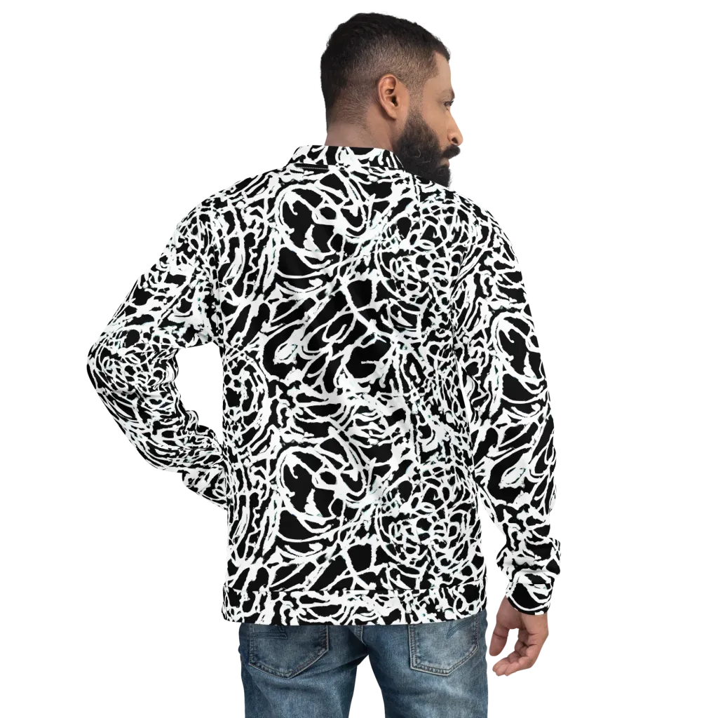 Obsidian Gesture on Bomber Jacket — Back