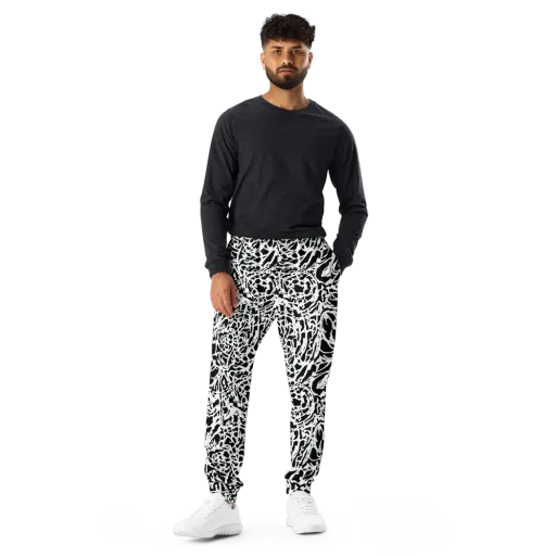 Obsidian Gesture on a Men's Joggers