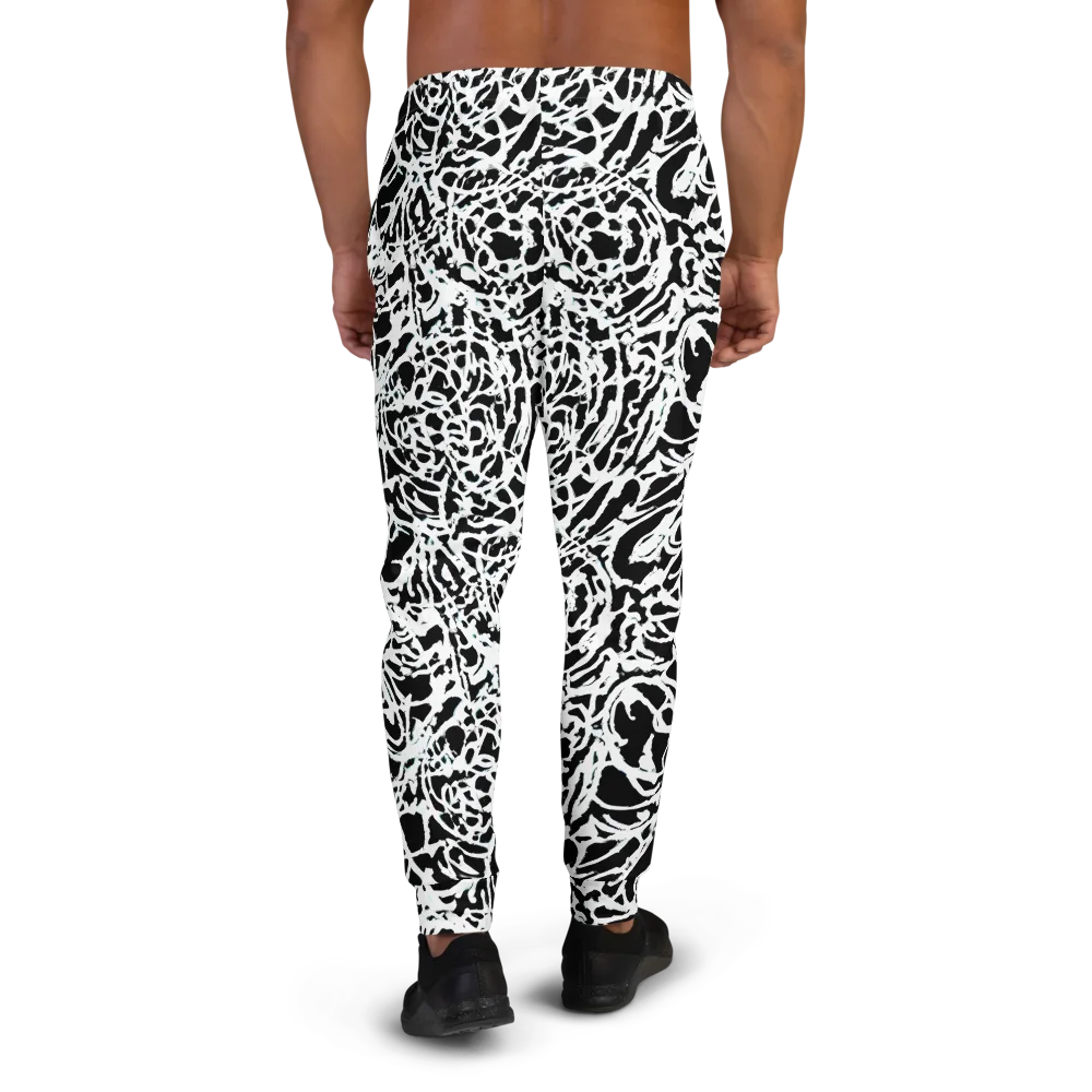 Obsidian Gesture on Men's Joggers — Back
