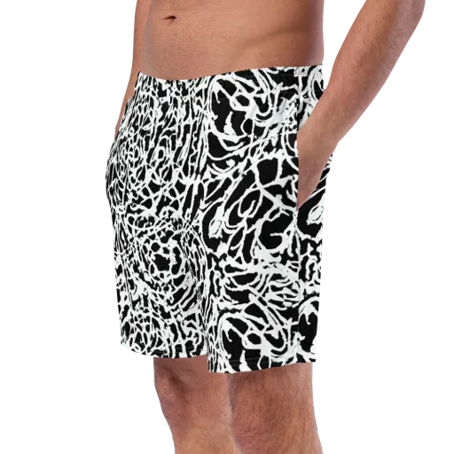 Obsidian Gesture on a Swim Trunks