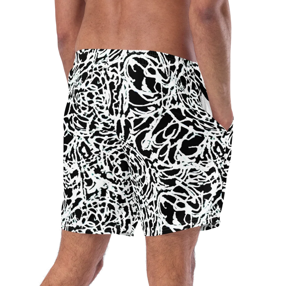Obsidian Gesture on Swim Trunks — Right Back