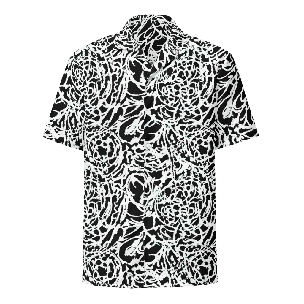 Obsidian Gesture on Button Shirt — Front