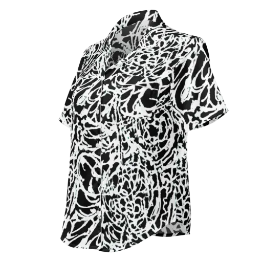 Obsidian Gesture on a Women's Short Sleeve Pajama Top