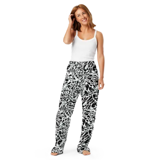Obsidian Gesture on a Women's Pajama Pants