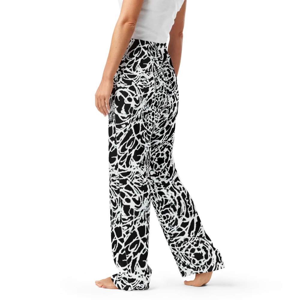Obsidian Gesture on Women's Pajama Pants — Left