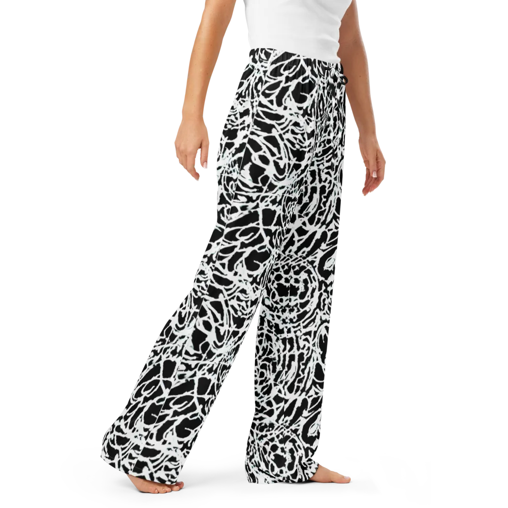 Obsidian Gesture on Women's Pajama Pants — Right Front