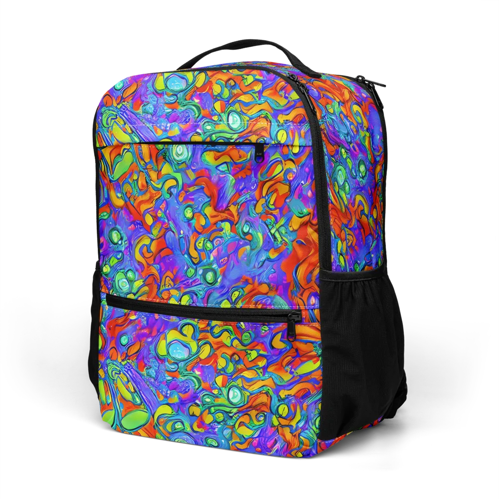 Wild Chromatic on Utility Backpack — Left Front