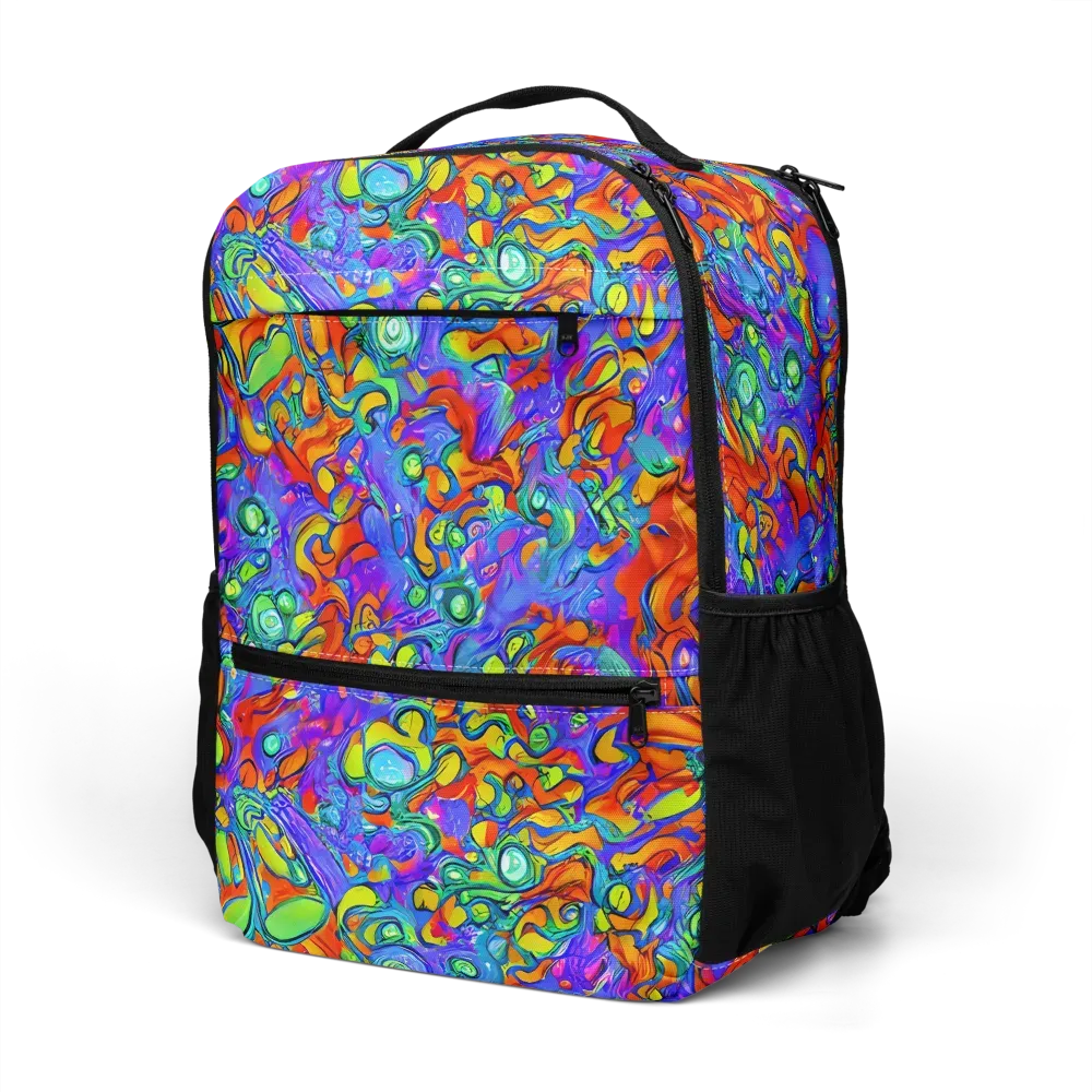 Wild Chromatic on Utility Backpack — Left Front