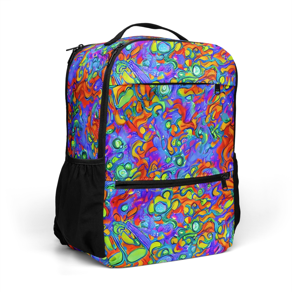 Wild Chromatic on Utility Backpack — Right Front
