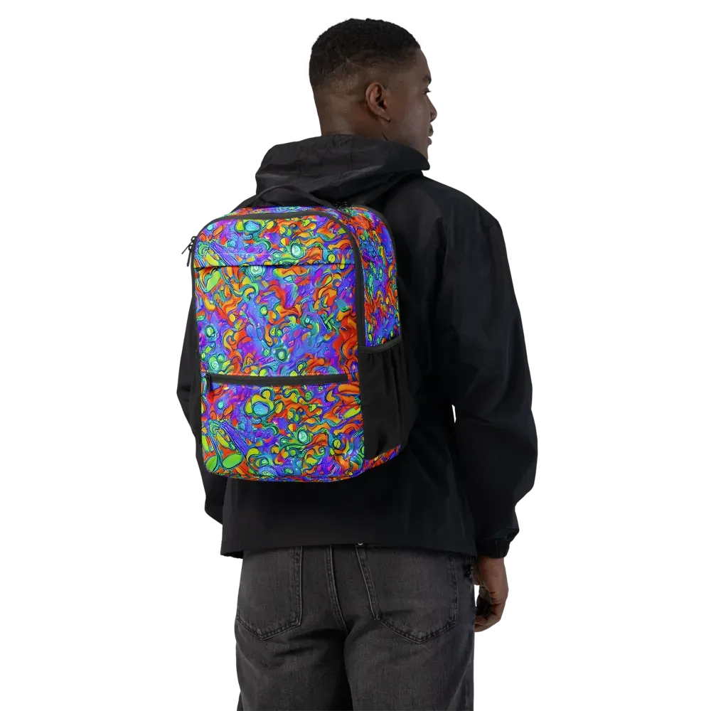 Wild Chromatic on Utility Backpack — Back