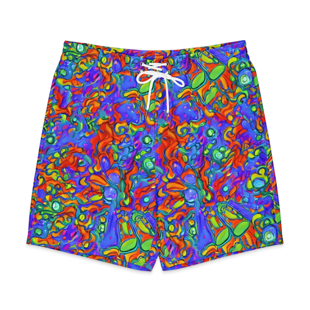Wild Chromatic on Men's Board Shorts — Front