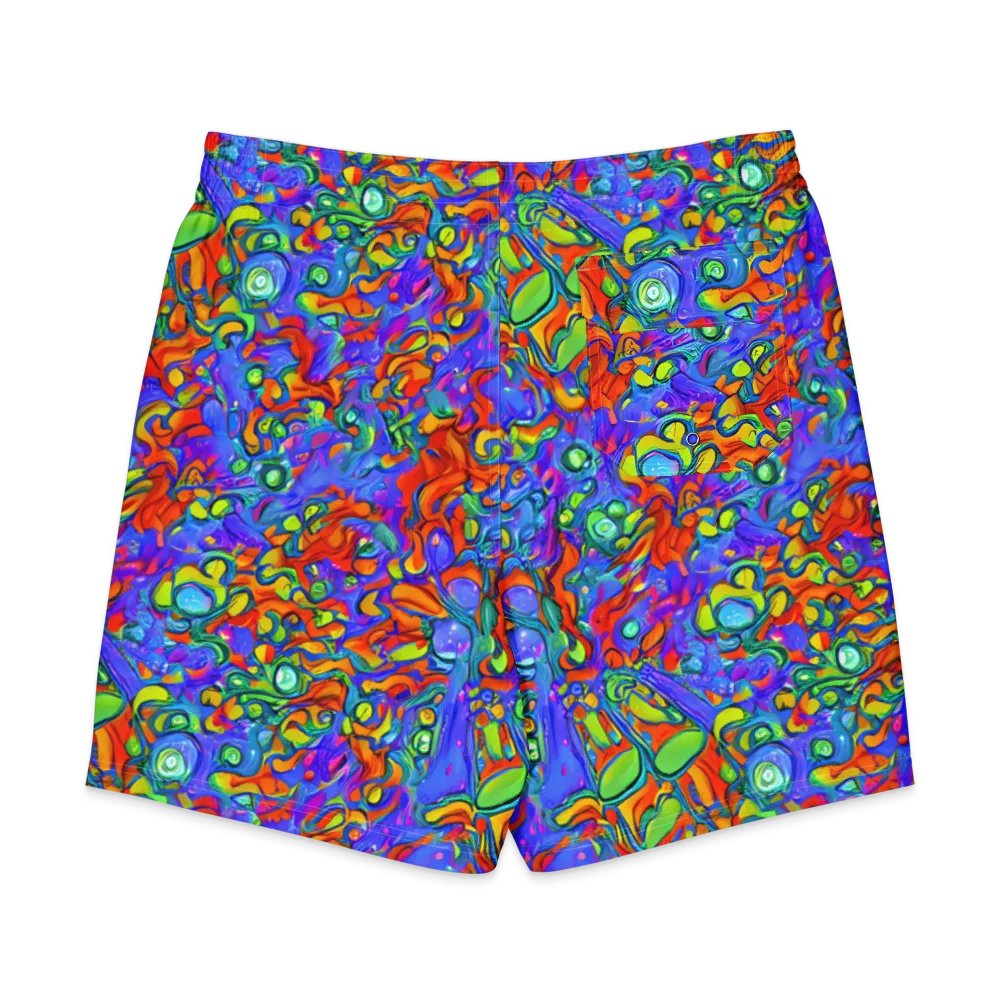 Wild Chromatic on Men's Board Shorts — Back