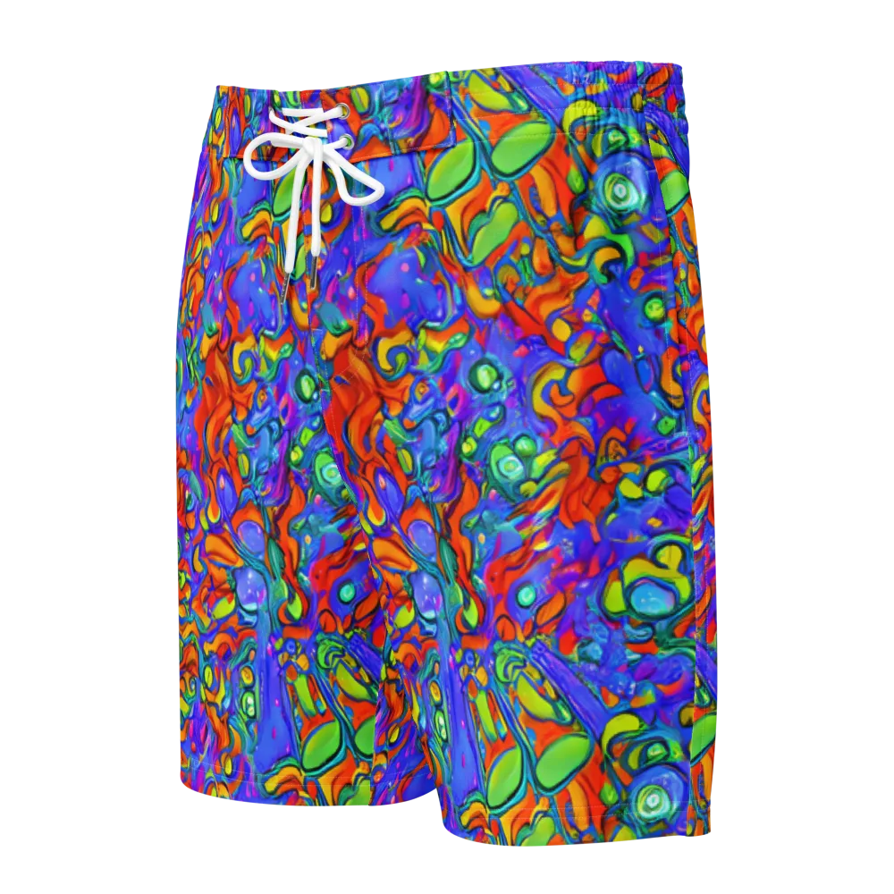 Wild Chromatic on Men's Board Shorts — Front