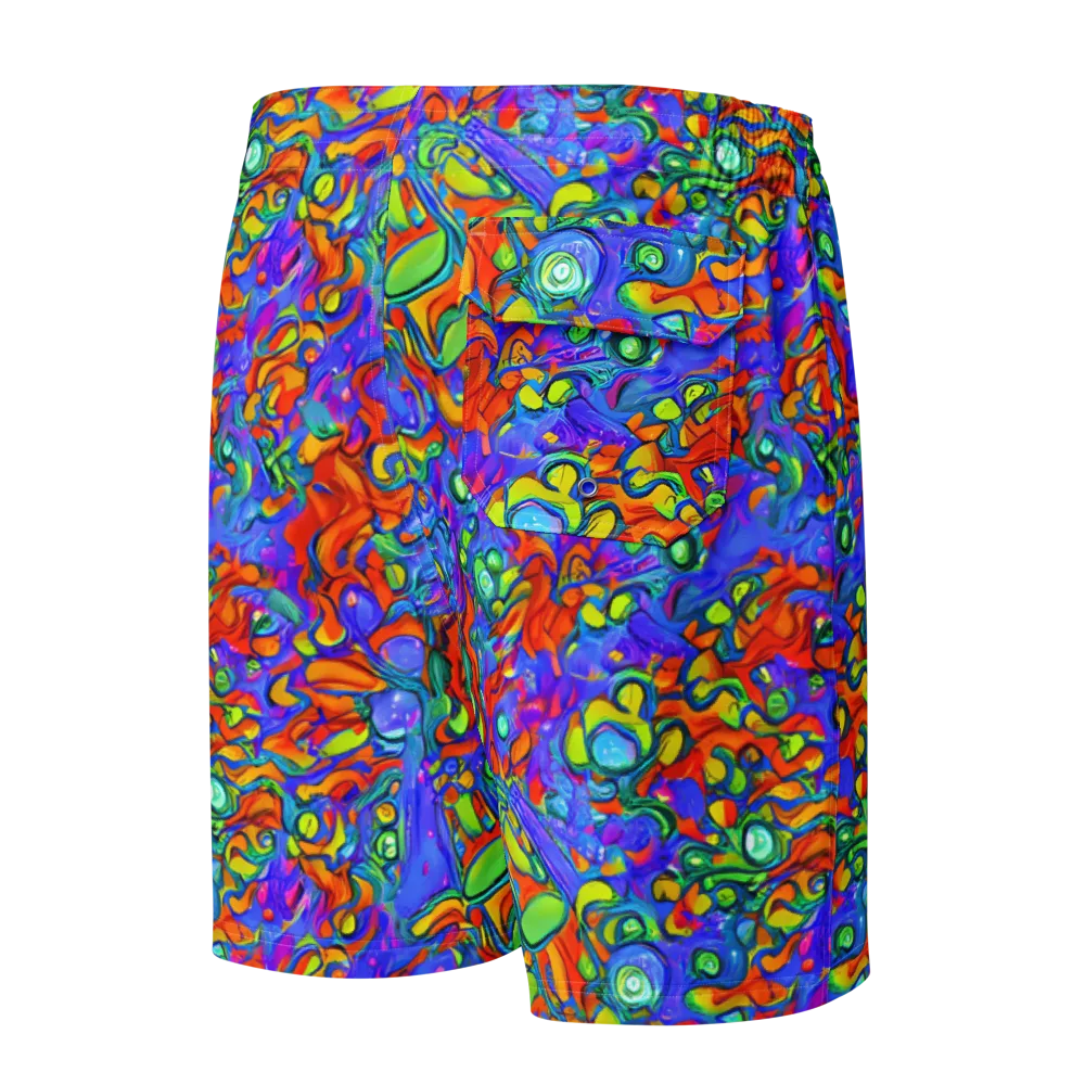 Wild Chromatic on Men's Board Shorts — Back