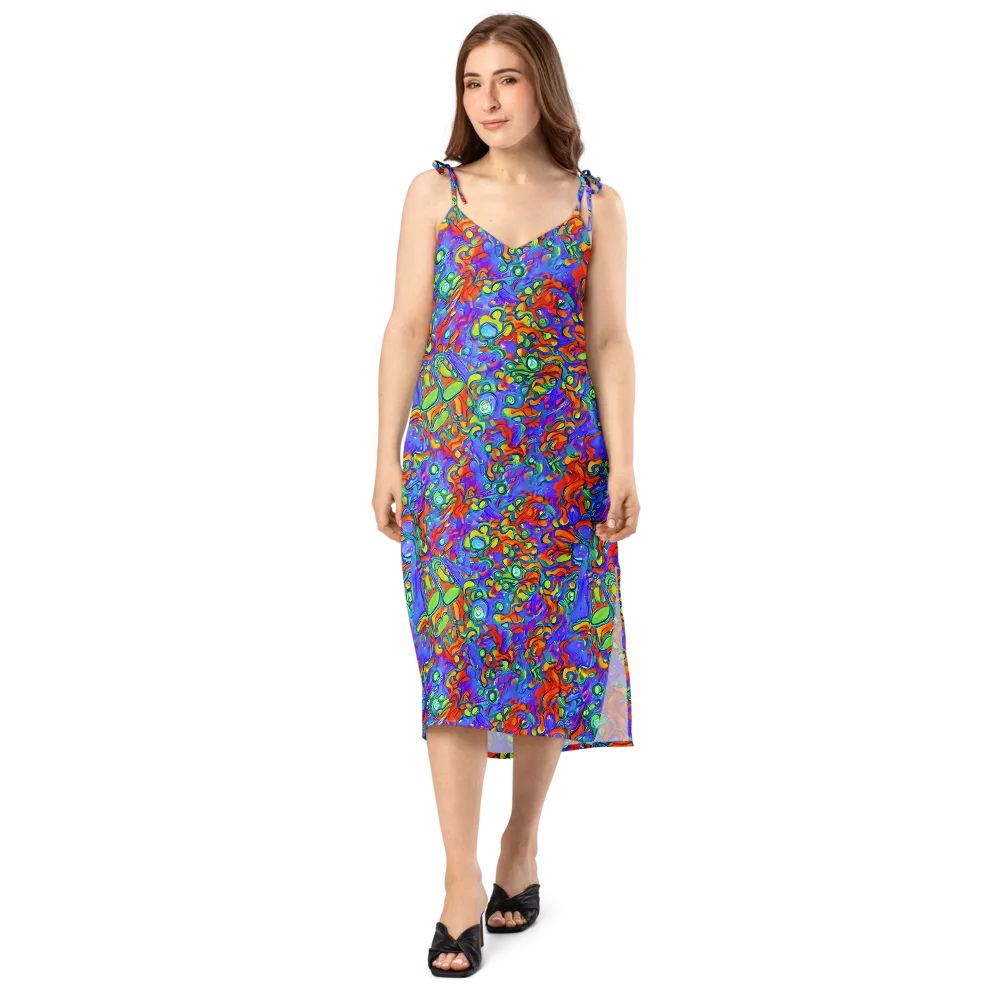 Wild Chromatic on Slip Dress — Front