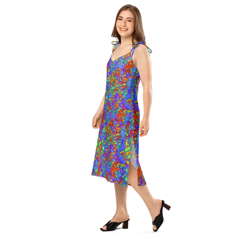 Wild Chromatic on Slip Dress — Left Front