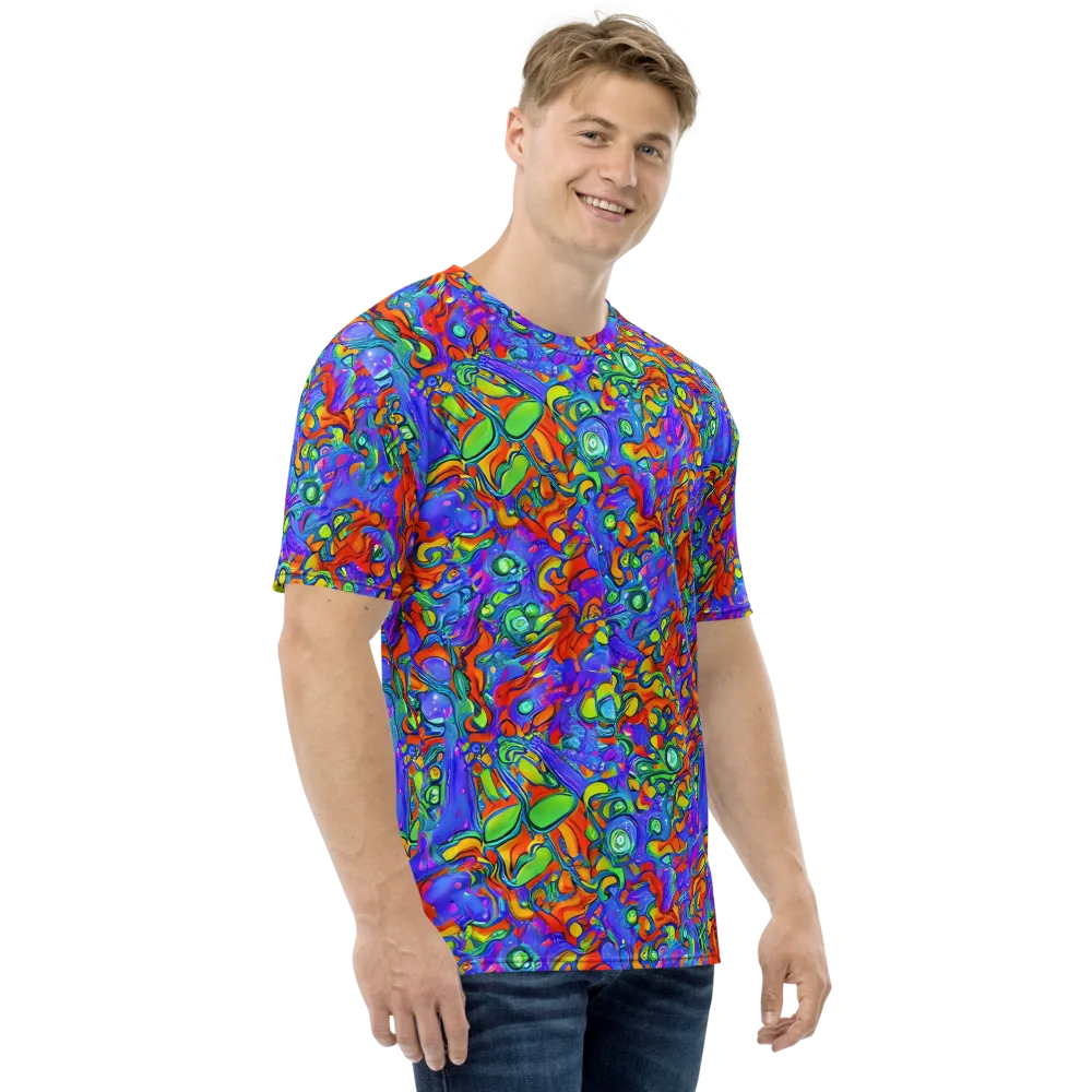 Wild Chromatic on Men's Crew Neck T-Shirt — Right
