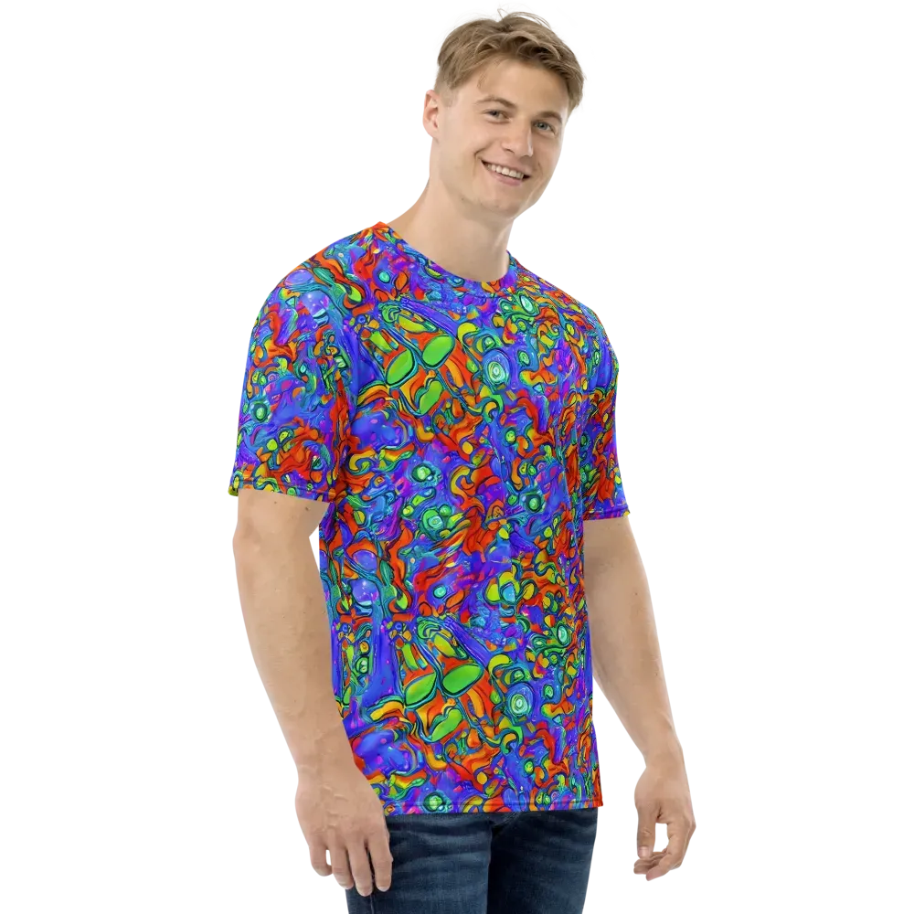 Wild Chromatic on Men's Crew Neck T-Shirt — Right