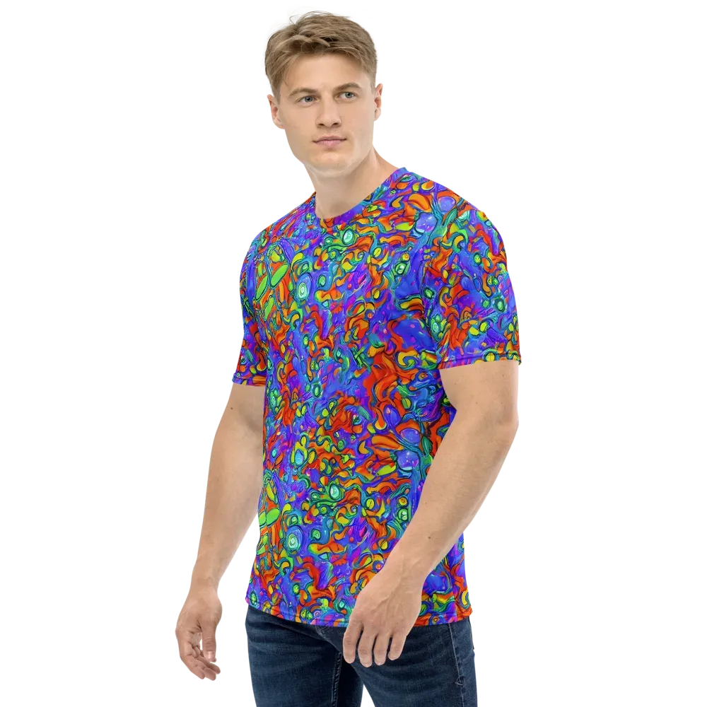 Wild Chromatic on Men's Crew Neck T-Shirt — Left