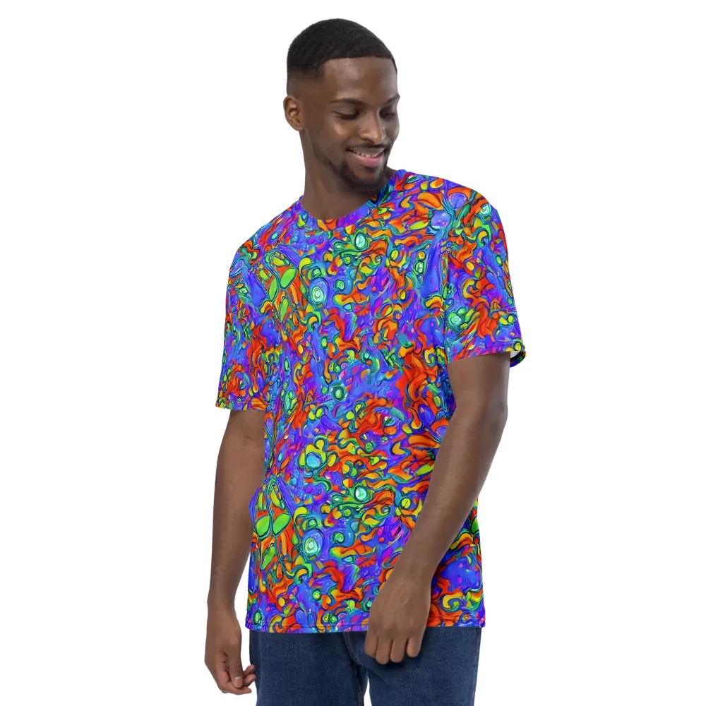 Wild Chromatic on Men's Crew Neck T-Shirt — Left
