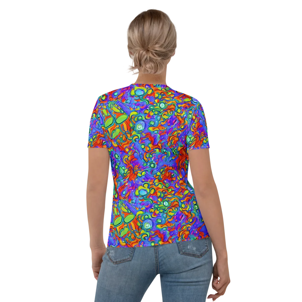 Wild Chromatic on Women's Crew Neck T-Shirt — Back