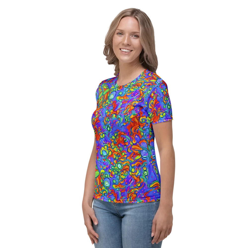 Wild Chromatic on Women's Crew Neck T-Shirt — Left