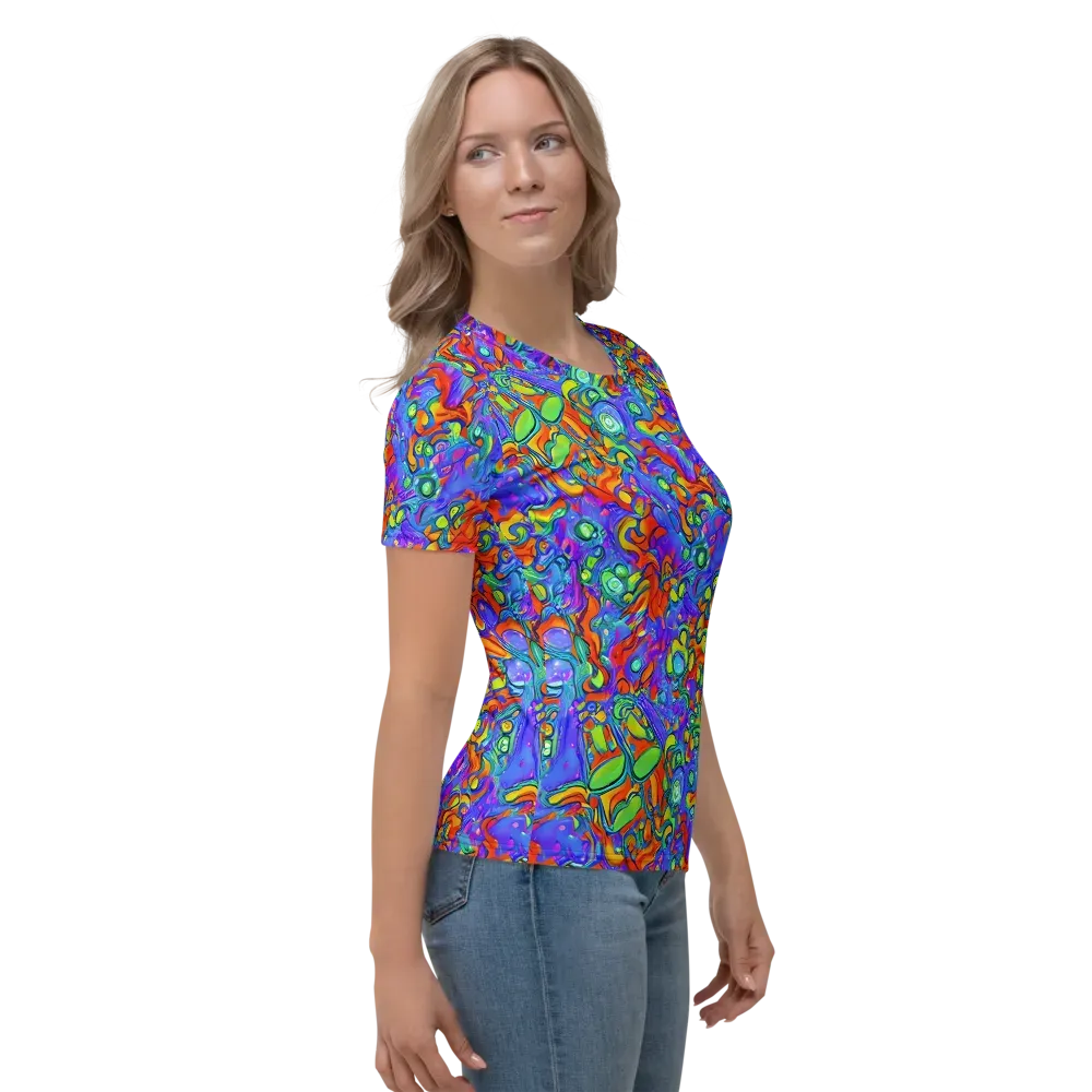 Wild Chromatic on Women's Crew Neck T-Shirt — Right