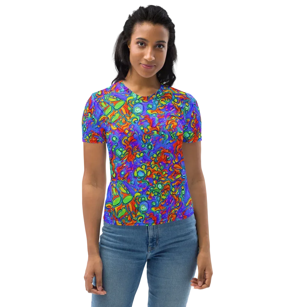 Wild Chromatic on Women's Crew Neck T-Shirt — Front