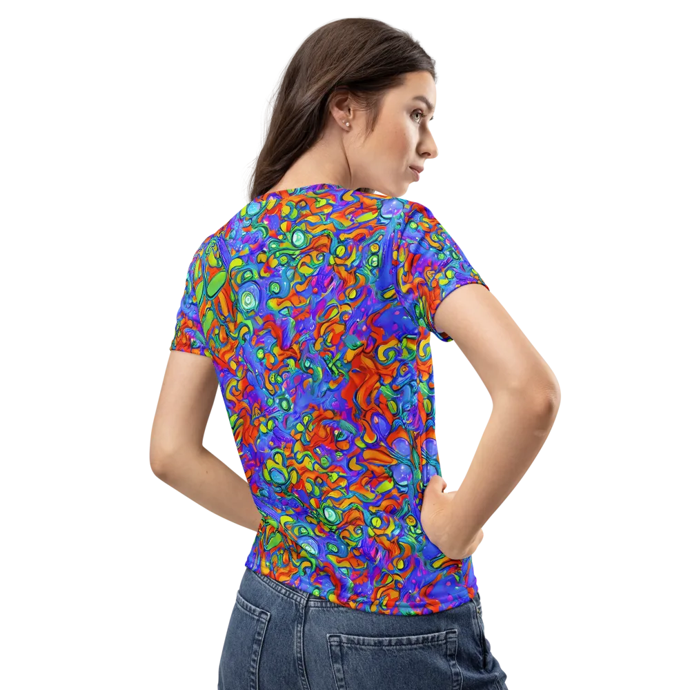 Wild Chromatic on Women's Crew Neck T-Shirt — Back