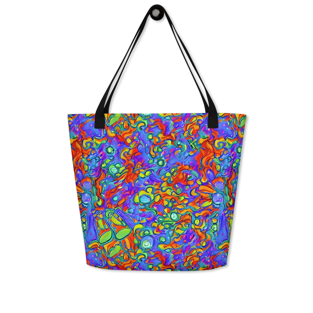 Wild Chromatic on Large Tote Bag W/ Pocket — Front