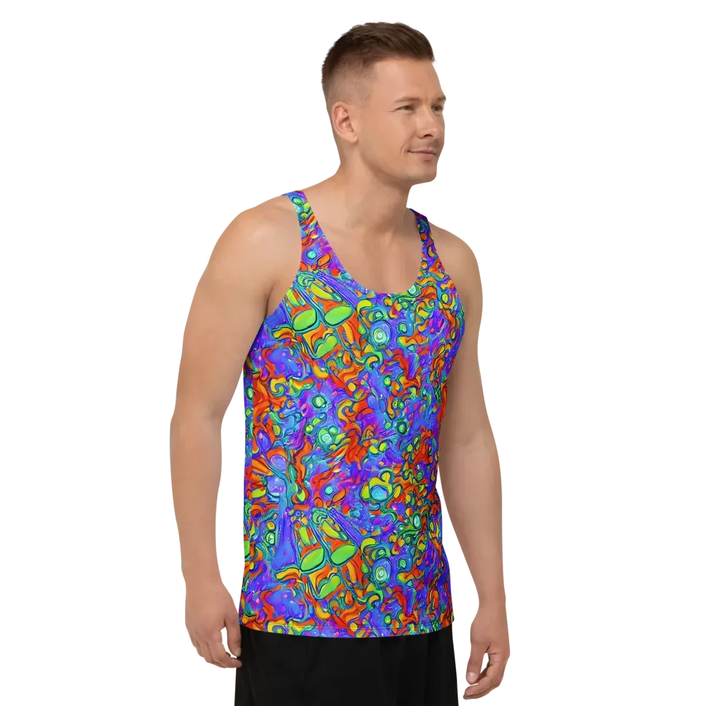 Wild Chromatic on Men's Tank Top — Right Front