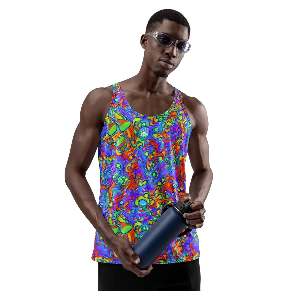 Wild Chromatic on Men's Tank Top — Front