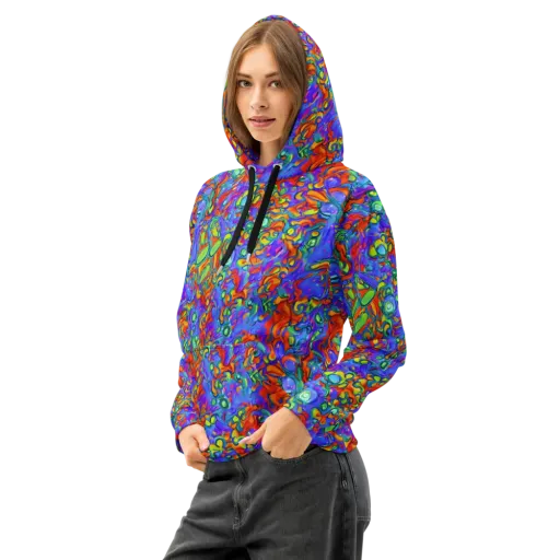 Wild Chromatic on a Cotton Hoodie