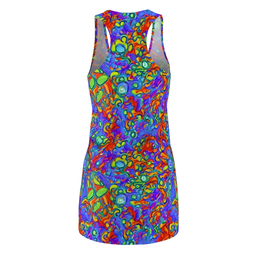Wild Chromatic on Racerback Dress — Back