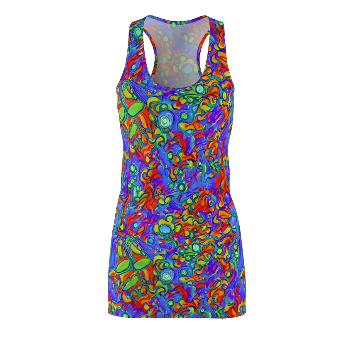 Wild Chromatic on Racerback Dress — Front