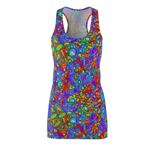 Wild Chromatic on a Racerback Dress