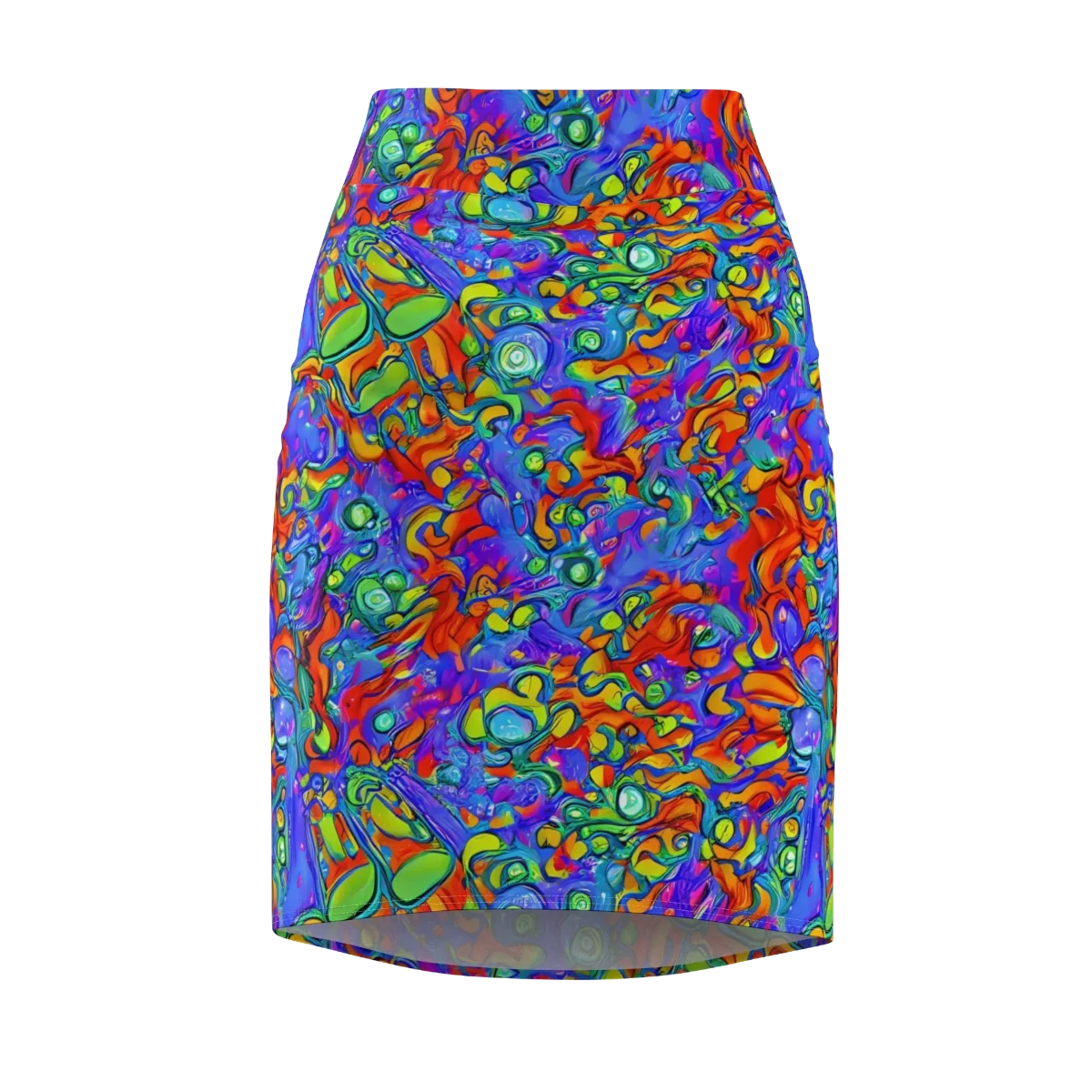 Wild Chromatic on Pencil Skirt — Front