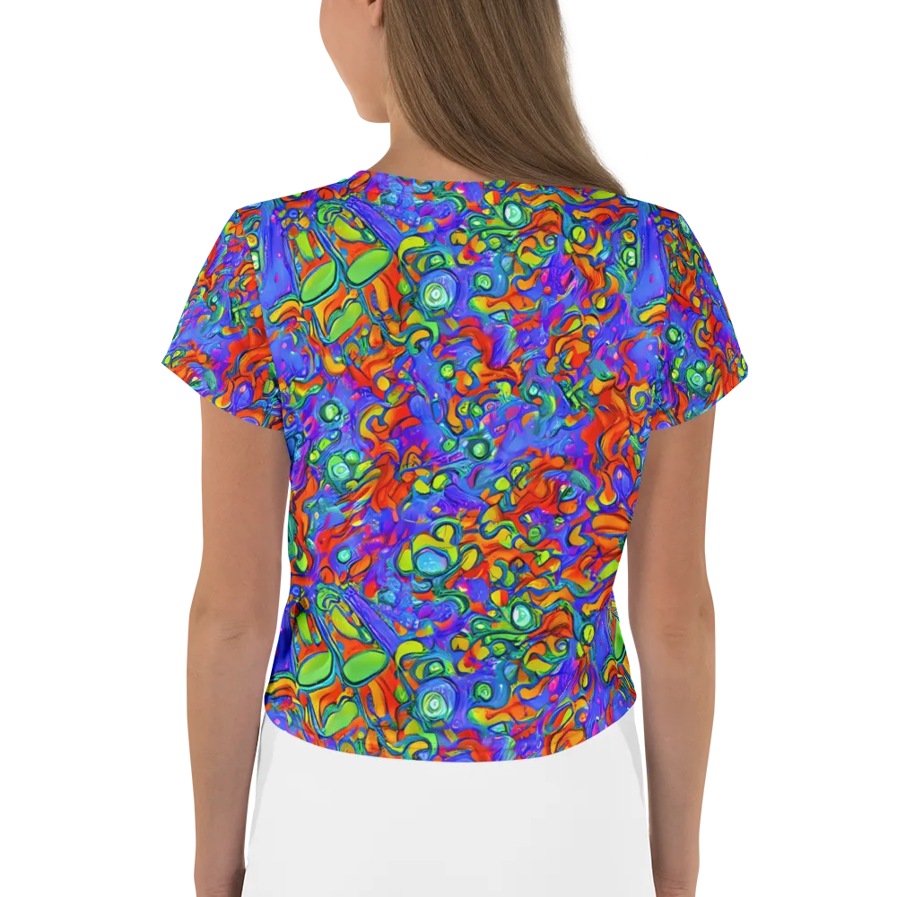 Wild Chromatic on Crop Tee — Back