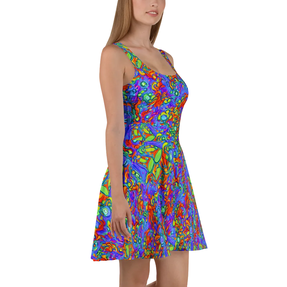 Wild Chromatic on Skater Dress — Right