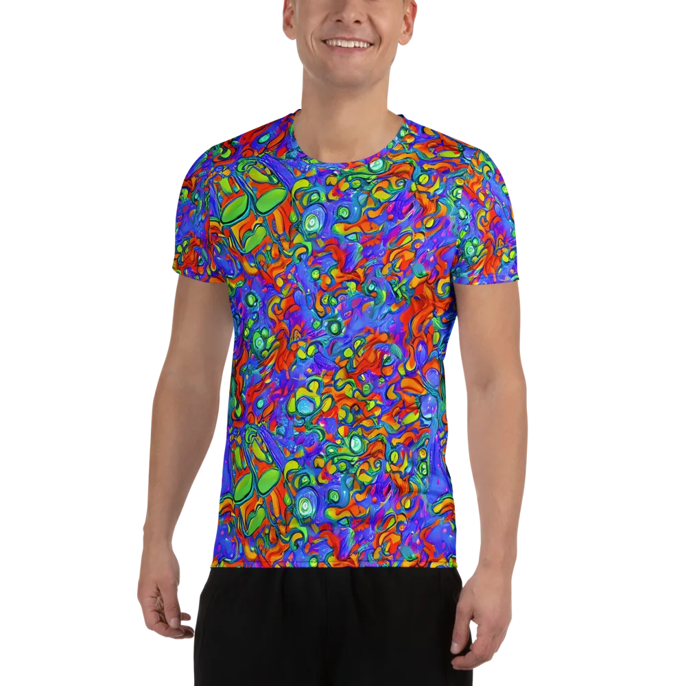 Wild Chromatic on Men's Athletic T-Shirt — Front