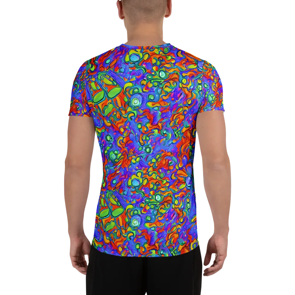 Wild Chromatic on Men's Athletic T-Shirt — Back