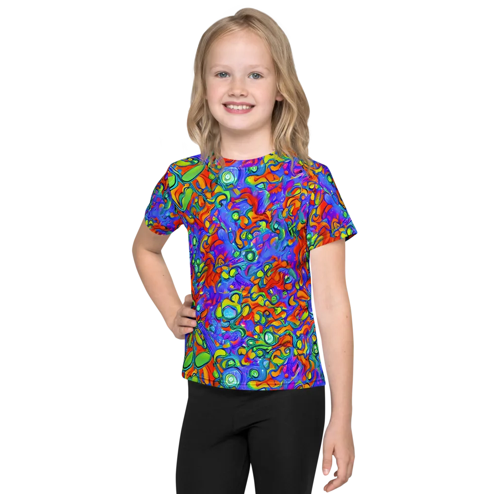 Wild Chromatic on Kids Crew Neck T-Shirt — Front