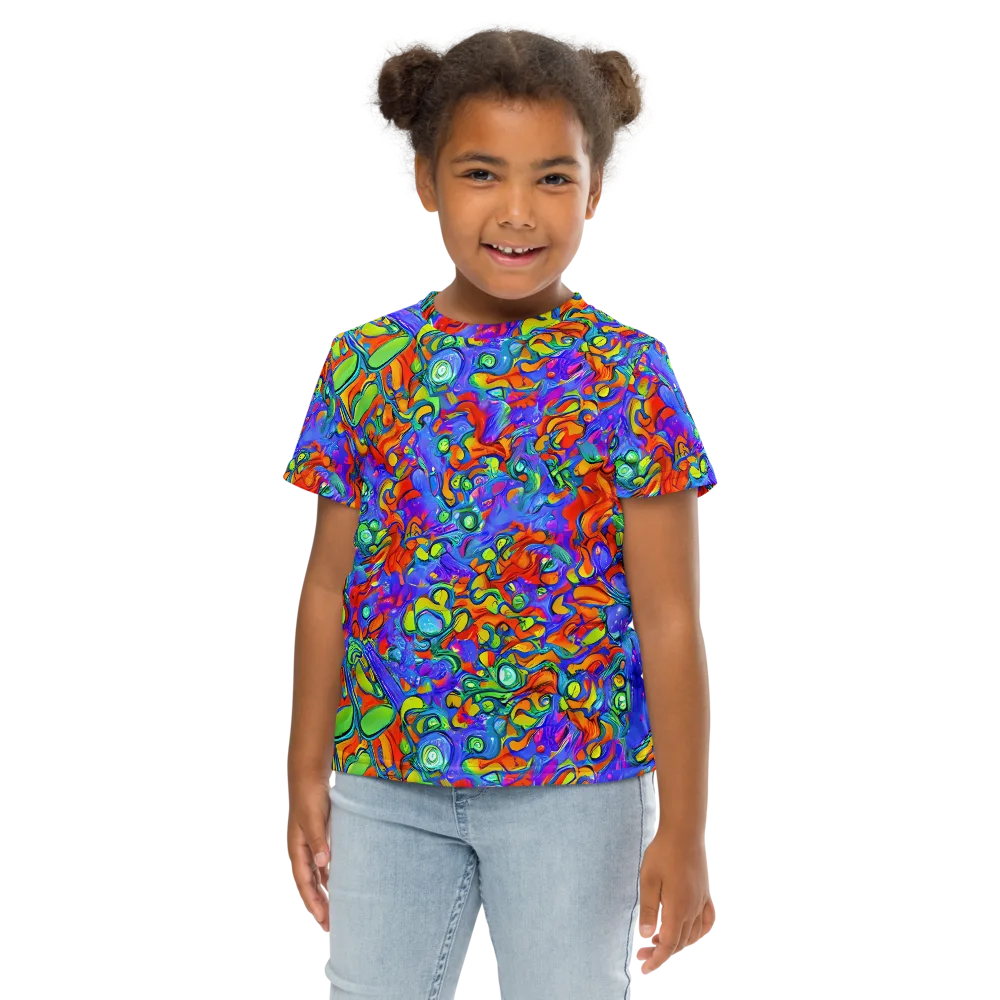 Wild Chromatic on Kids Crew Neck T-Shirt — Front