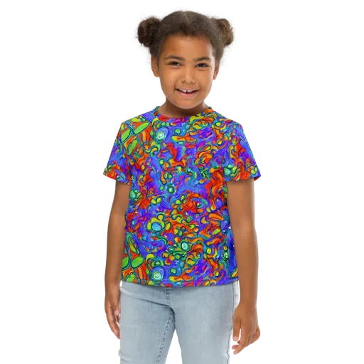Wild Chromatic on a Kids Crew Neck T-Shirt