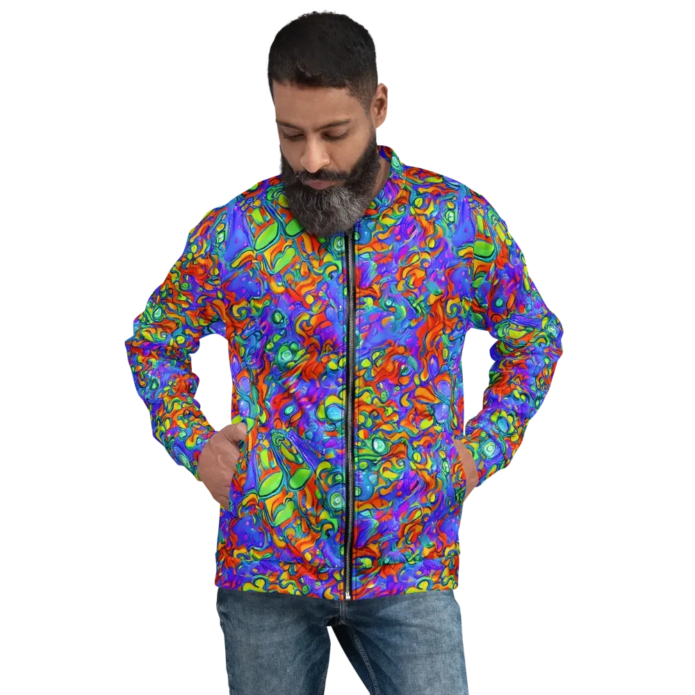 Wild Chromatic on Bomber Jacket — Front