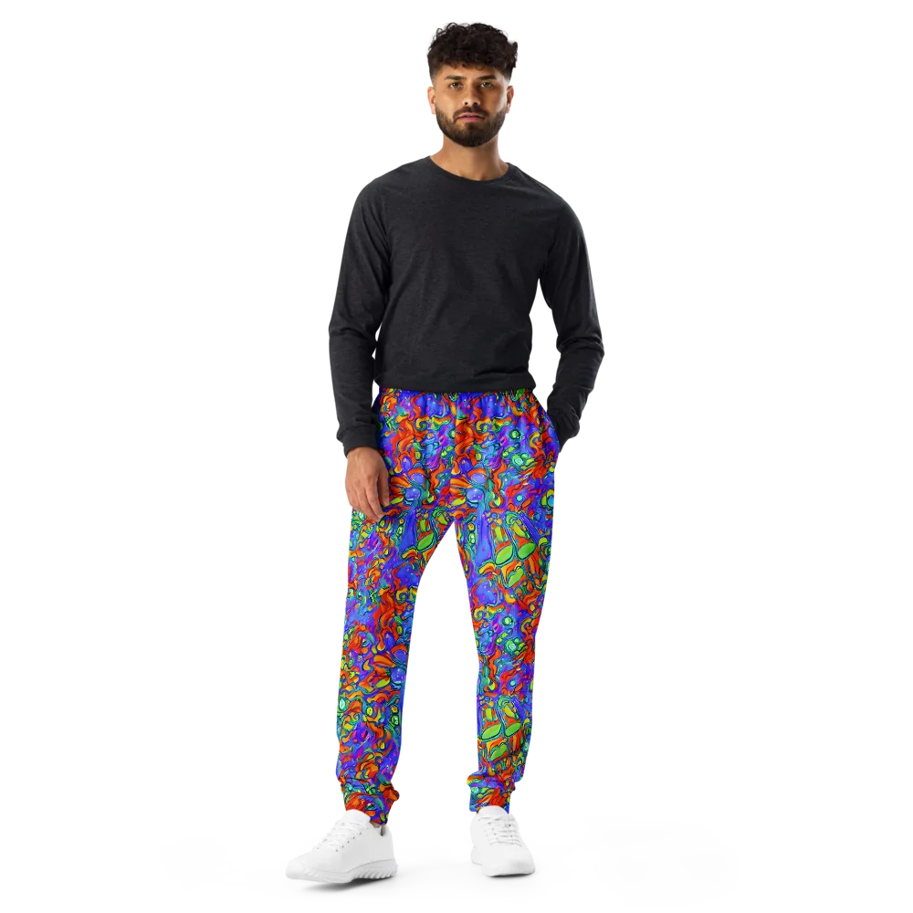 Wild Chromatic on Men's Joggers — Front