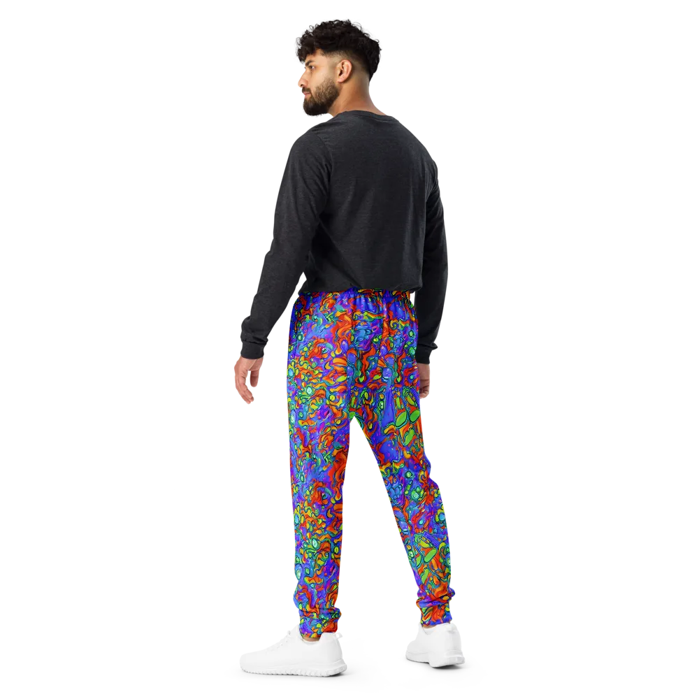 Wild Chromatic on Men's Joggers — Back