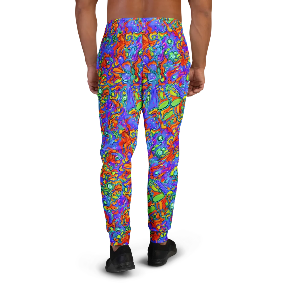 Wild Chromatic on Men's Joggers — Back