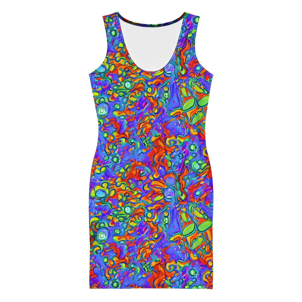 Wild Chromatic on Bodycon Dress — Front
